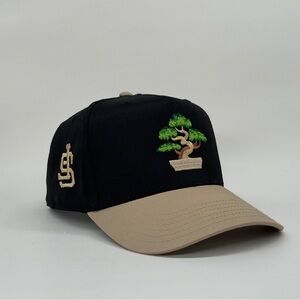 San Francisco Bonsai Snapback – Black and Khaki